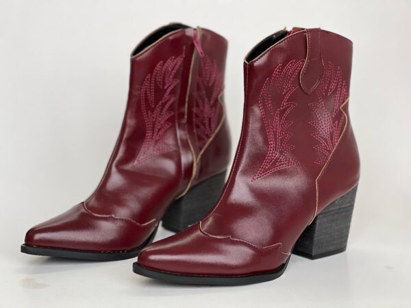 Bota Western/Texana Cano curto Bordada 8676062 - Imagem 6