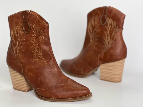 Bota Western/Texana Cano curto Bordada 8676062 - Imagem 3
