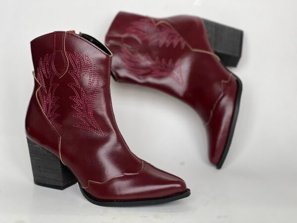 Bota Western/Texana Cano curto Bordada 8676062 - Imagem 5