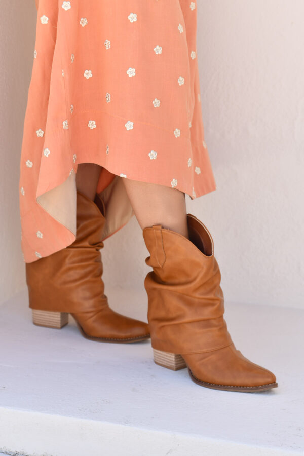Bota Slouchy Boho Cano Médio 8679147 - Imagem 7