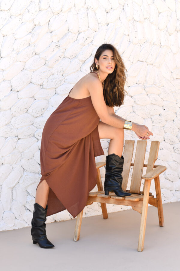 Bota Slouchy Western Cano Médio 8689145 - Imagem 8