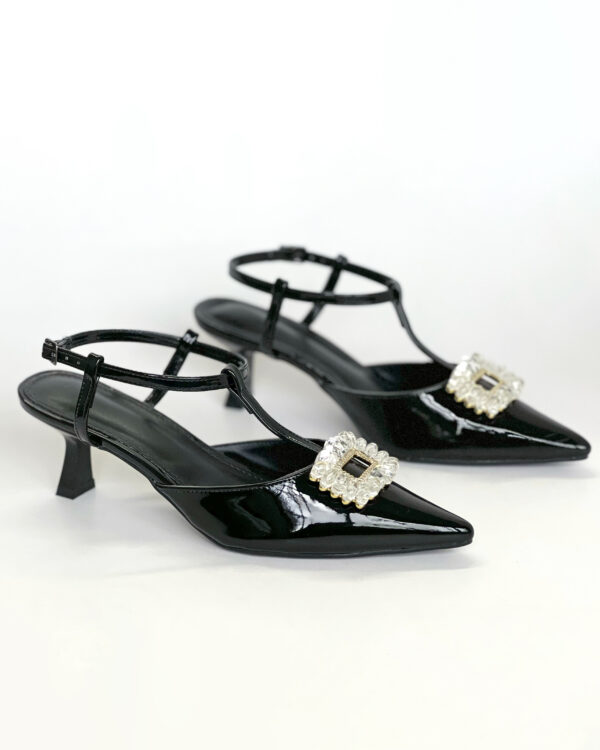 Slingback com Adorno de Cristais 8639137