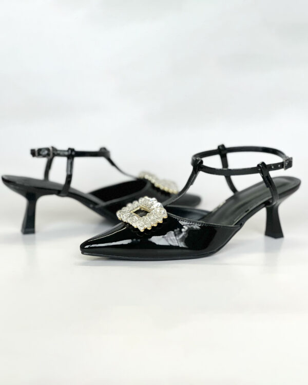 Slingback com Adorno de Cristais 8639137 - Imagem 4