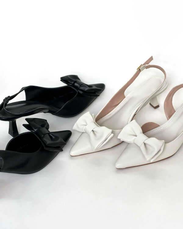 Slingback Laço Duplo 8639138 - Imagem 2