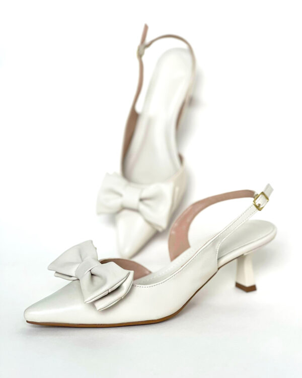 Slingback Laço Duplo 8639138 - Imagem 6