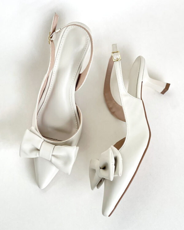 Slingback Laço Duplo 8639138 - Imagem 5