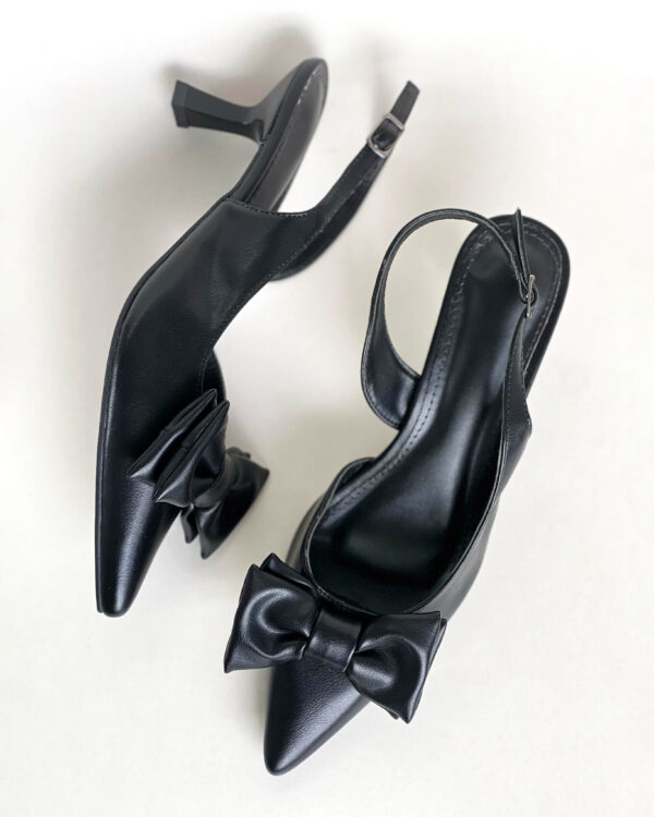 Slingback Laço Duplo 8639138 - Imagem 4