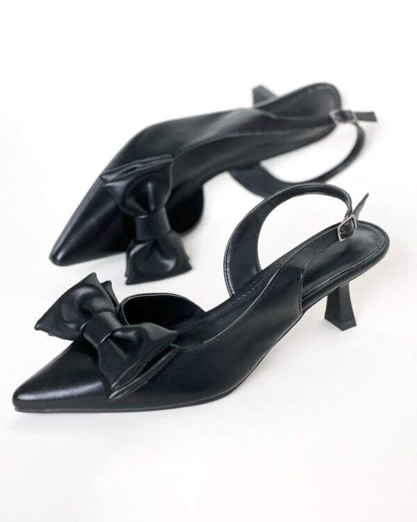 Slingback Laço Duplo 8639138 - Imagem 3