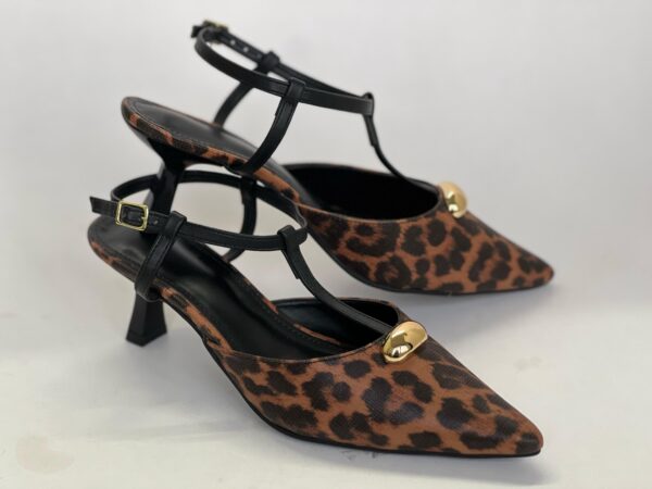 Slingback Pérola Dourada 8639139 - Imagem 3