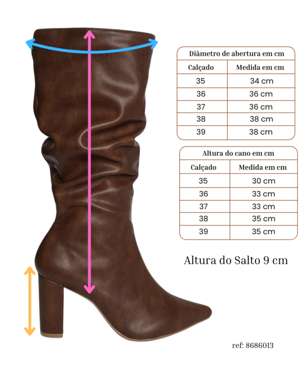 Bota Slouchy Cano Médio 8686013 - Imagem 4