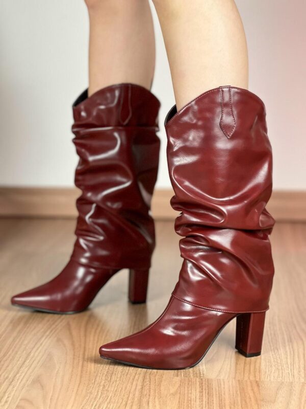 Bota Slouchy Western Cano Médio 8689145 - Imagem 2