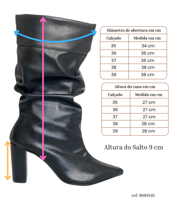 Bota Lapela Cano Médio 8689146 - Imagem 4