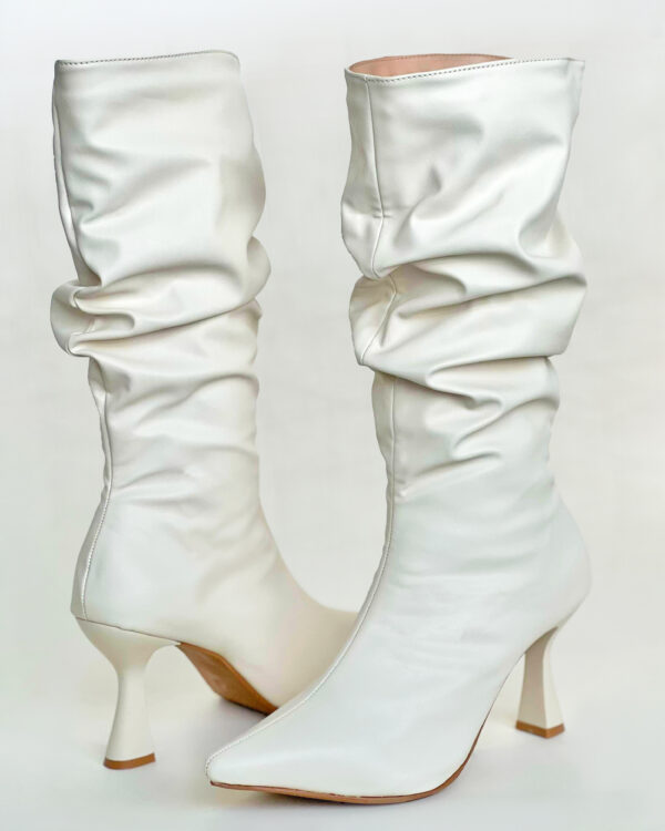 Bota Slouchy Cano Médio Salto Pintado 8916013 - Imagem 3