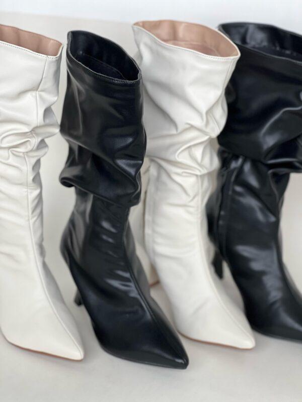 Bota Slouchy Cano Médio Salto Pintado 8916013 - Imagem 10