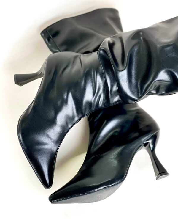Bota Slouchy Cano Médio Salto Pintado 8916013 - Imagem 2