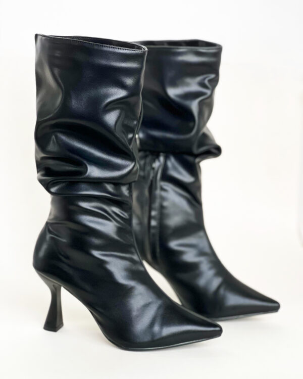 Bota Slouchy Cano Médio Salto Pintado 8916013 - Imagem 6