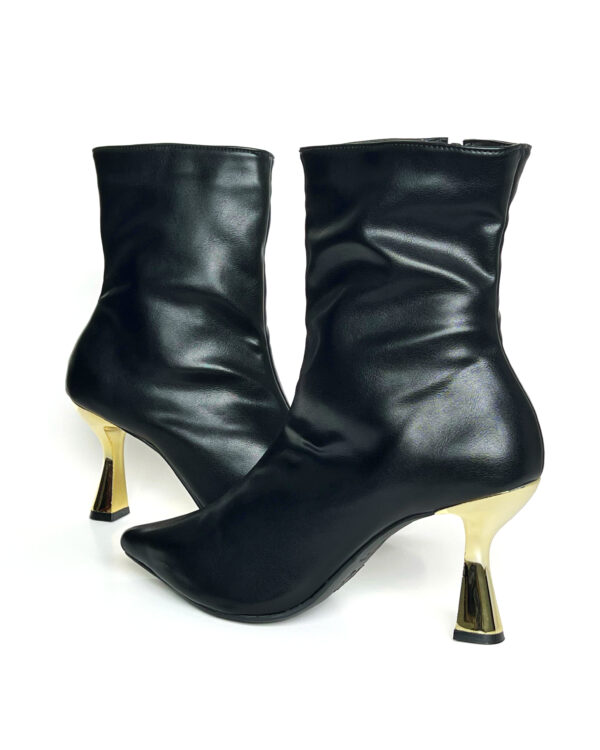 Bota Cano Curto Salto Cromado 891C5800 - Imagem 11