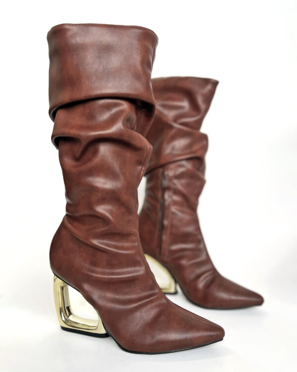 Bota Cano Alto Salto Orgânico 892C9154 - Imagem 3