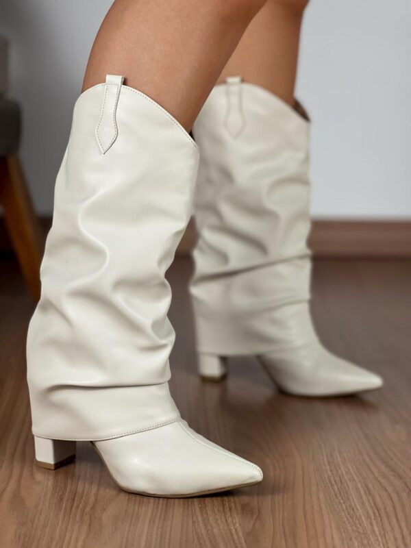 Bota Slouchy Western Cano Médio 8689145 - Imagem 10